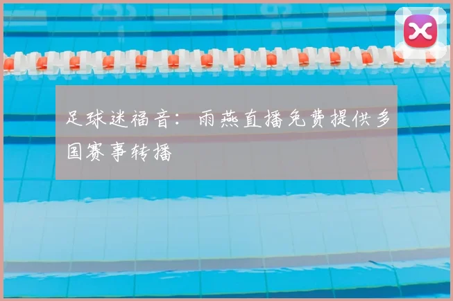 足球迷福音：雨燕直播免费提供多国赛事转播